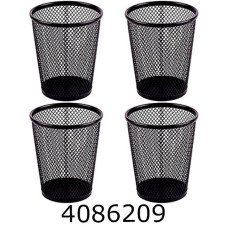 Стакан для ручок метал. конус чорний 9*10см (6/96) 9063/3680