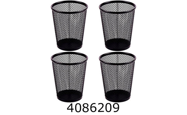 Стакан для ручок метал. конус чорний 9*10см (6/96) 9063/3680