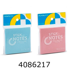Стікери 76*76мм 100 арк. пастель мікс 4 кольори (12) PP-0303