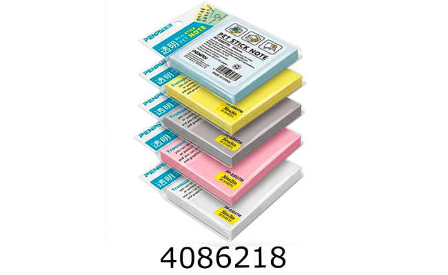 Стікери 76*76мм 50 арк. пастель мікс 5 кольори (30) PP-0303TM