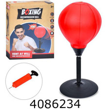 Боксер. набір груша настільна + насос в коробці 19*24*7см (12) MR 1245-2