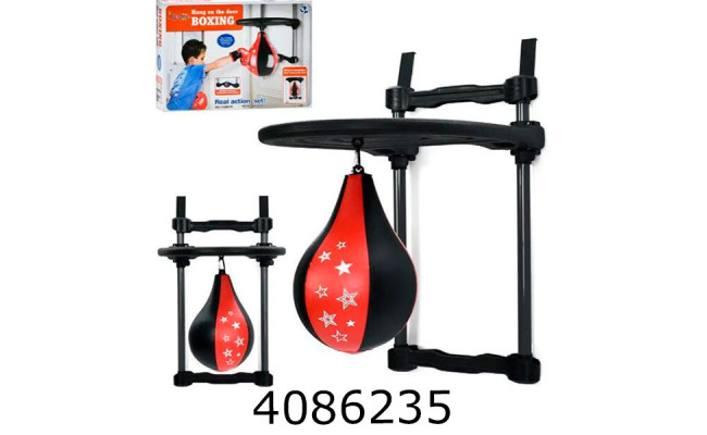 Боксер. набір груша настінна + кріплення в коробці 58*418м (6) MR 1541