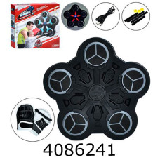 Боксер. набір тренажер-мішень рукавиці в коробці 33*33*7см (6) MS 4648