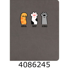 Щоденник шк. шкірзам Поліграфіст А5 42 арк. сірий 