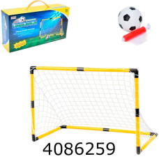 Футбольні ворота 80*60*46см + сітка м`яч насос в коробці (6) MR 1221