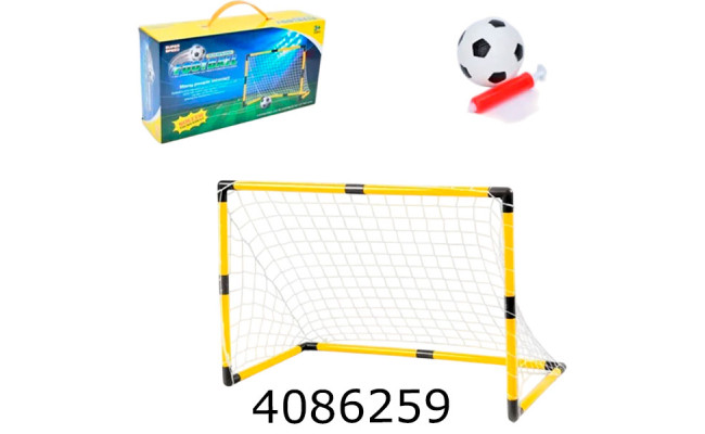 Футбольні ворота 80*60*46см + сітка м`яч насос в коробці (6) MR 1221