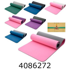 Килимок для йоги 8мм 183*61см 6 кольорів (12) MS 0613-31