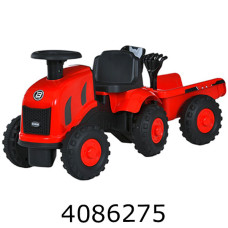 Толокар-трактор з причепом червоний M 6154-3