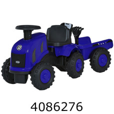 Толокар-трактор з причепом синій M 6154-4