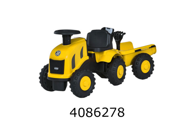 Толокар-трактор з причепом жовтий M 6154-6