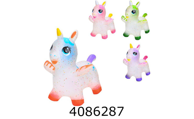 Пригун гумовий Єдиноріг з крилами 1400г 5 кольорів (12) MS 4147