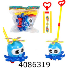 Каталка Восьминіг на паличці в кульку 38см (30/60) 788-1