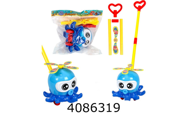 Каталка Восьминіг на паличці в кульку 38см (30/60) 788-1