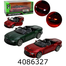 Машинка метал. Bentley Bacalar муз. світ. відкр. двері Автопром (24/48) 68741