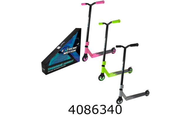 Самокат трюковий алюмін. PU 110мм 3 кольори (6) TR2628