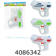Пістолет водяний в кульку 3 кольори 16см (360/720) 8012A