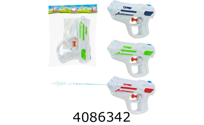 Пістолет водяний в кульку 3 кольори 16см (360/720) 8012A