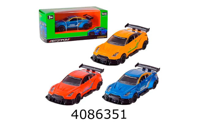 Машинка метал. Nissan GT-R Автопром (48/96) AP74164
