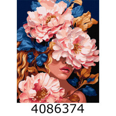 Картина по номерам 40*50см квіти 