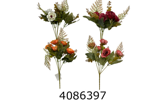 Гілка гібіскус 5 гілочок 31см (2) 1-18