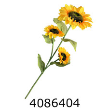 Гілка соняшник 3 квітки 120см 1-29
