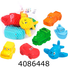 Іграшка для купання Транспорт 6шт ТехноК (10) 8973