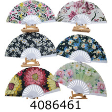 Віяло з квітами ціна за 12шт. (50) 500-17