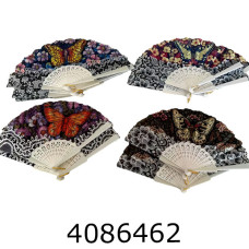 Віяло з квітами ціна за 12шт. (50) 500-18