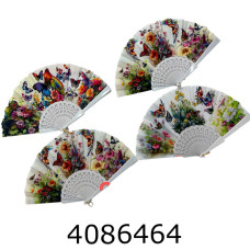 Віяло з квітами ціна за 12шт. (50) 500-2