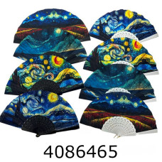 Віяло з квітами ціна за 12шт. (50) 500-5