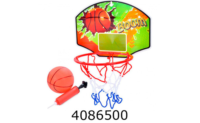 Баскетбольне кільце + мяч + насос 22*22*4см (60) MR 1140