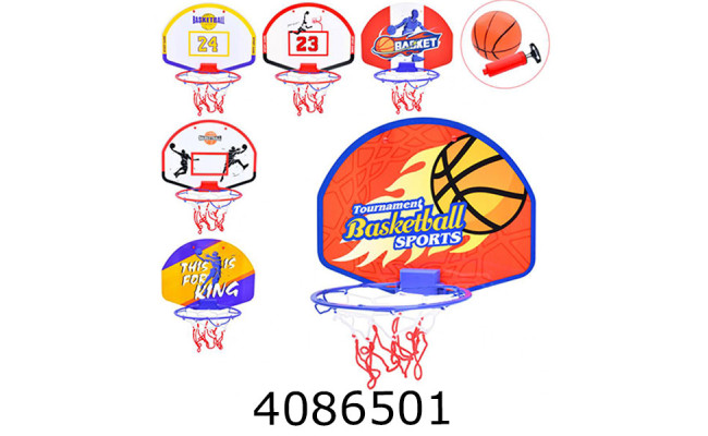 Баскетбольне кільце + мяч + насос 31*29*5см (36) MR 1187