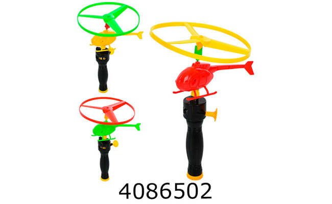 Запускалка Вертоліт в кульку 3 кольори 15*12*3см (180/360) 2011