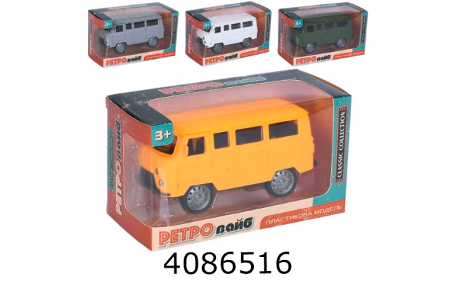 Машина в слюді інерц. RAF-2203 4 кольори (72) 6330