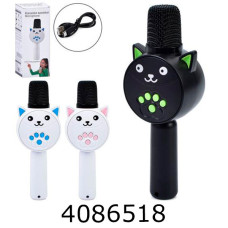 Мікрофон+колонка Karaoke (bluetooth) 3 кольори в коробці  8*20*5см (35) MC811