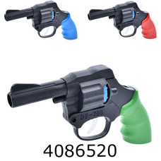 Пістолет під пістони в кульку 3 кольори 9*16*3см (555) TD2023142