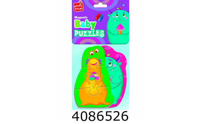 Пазли Vladi Toys Baby puzzle на магніті в кульку 