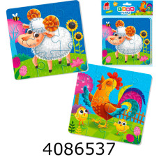 Пазли Roter Kafer 2 в 1.Ферма. 9-16 ел. RK6050-04