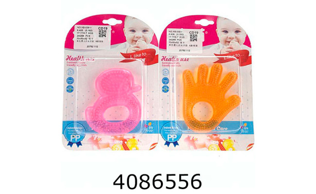 Брязкальце ручне -прорізувач на листі 2 вида 19*13*2см  (24/288) XB-039-1