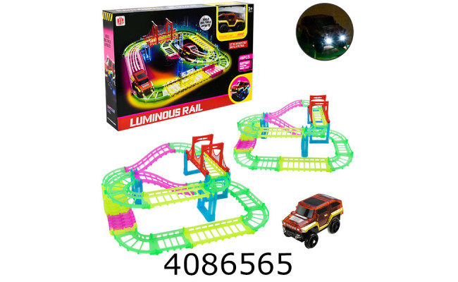 Трек на батар. Magik Track світ. + машинка 34*6*23см (30/60) 888-129