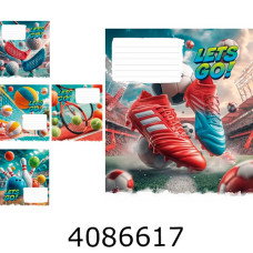 Зошит шк. 18 арк. лін. Школярик ВД-лак  (25/250) 018-3678L