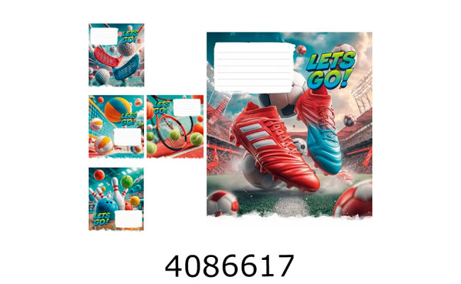 Зошит шк. 18 арк. лін. Школярик ВД-лак  (25/250) 018-3678L