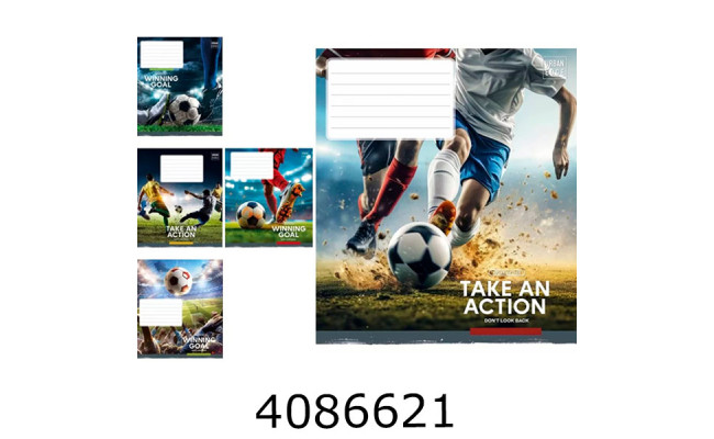 Зошит шк. 24 арк. лін. Школярик ВД-лак  (25/100) 024-3673L