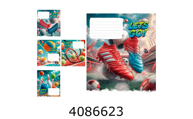 Зошит шк. 24 арк. лін. Школярик ВД-лак  (25/100) 024-3678L