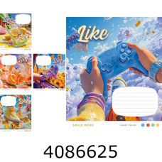 Зошит шк. 24 арк. лін. Школярик ВД-лак  (25/100) 024-3681L