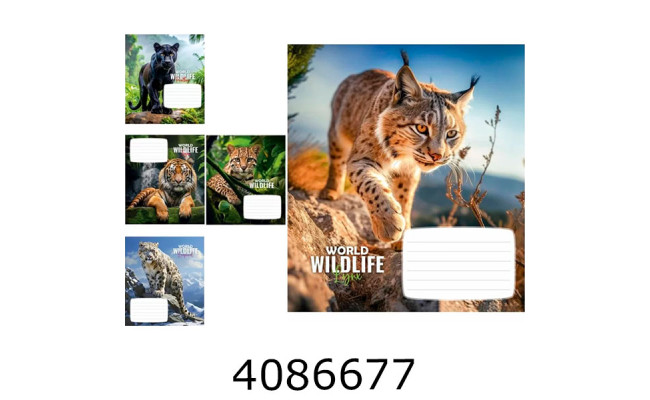 Зошит шк. 24 арк. кл. Школярик ВД-лак  (25/200) 024-3679K