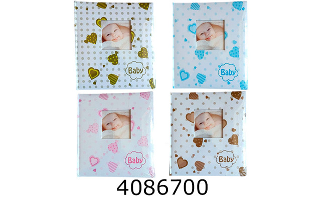 Ф/а Самоклейка-120 29*32 Baby Lovely Hearts мікс (дитячий серця рамка) (6) FA-970