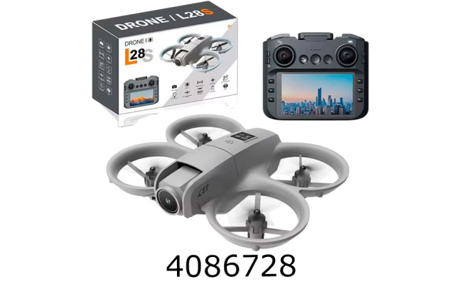 Квадрокоптер радіо акум. світ. USB зар. відео в коробці 28*18*8см (6) L28S