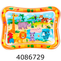 Килимок дитячий для малюка з водою тварини в кульку 20*25*2см (6/48) 0040