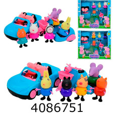 Герої Peppa Pig 4шт аксесуари в коробці (30) 1830H